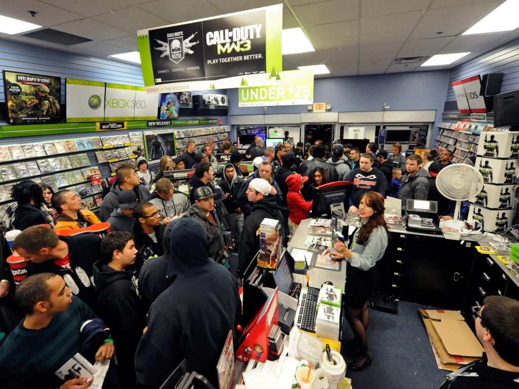 Trading in game systems at gamestop